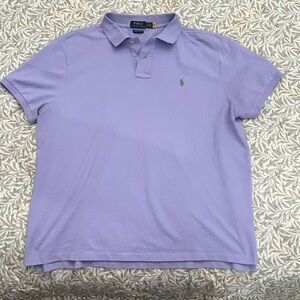 Polo by Ralph Lauren Men's Lavender Polo Shirt